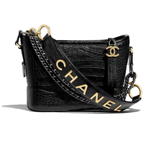 chanel black hobo handbag|Chanel gabrielle small hobo bag.